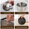 MAXCOOK 316L Stainless Steel Food Storage Containers with Lids, 20oz