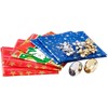 infactory Wrapping Paper: 14-Piece Christmas Gift Wrapping Set (Christmas Wrapping