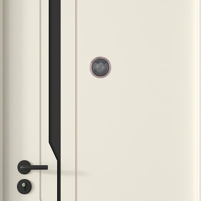 HOJLKLD Door Viewer Peephole,Solid Brass 200 Degree Peep Hole with
