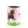 Pencil Cup Horses Pink with 12 Triangular Colouring Pencils, Children's
