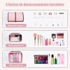 Maletin Maquillaje Para Uñas Bolsa Organizadora Desmontable