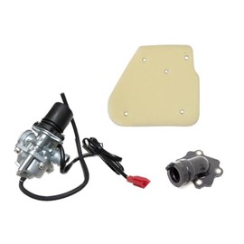 16 mm Carburettor Including E-Choke + Air Filter + Intake Manifold Set Suitable for Rivero GP, Linos, Phoenix, Racing, SP 2, VR, XR 50 - Minarelli Replica - 2-Stroke