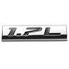Auto Dynasty Chrome Finish Metal Emblem 1.7L Badge (Black Letter)
