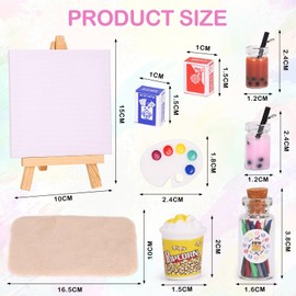 8 Pieces Dollhouse Accessories, Gnome Accessories, 1/12 Dollhouse Decoration, Miniature Gnome Accessories, Miniature Dollhouse Accessories, Miniature Decoration, Gnome Accessory Set, Miniature