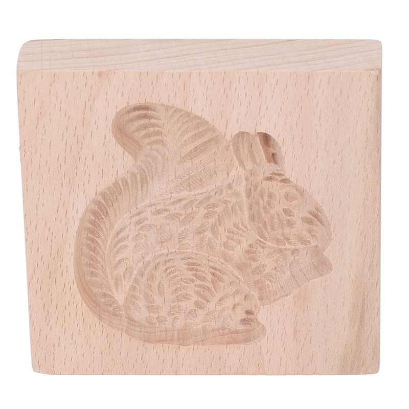 Cookie Mould, Reusable, Easy to Clean, Smooth Surface, Beech Wood,