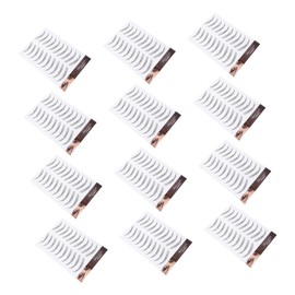 Mikinona 12sheets Artificial Eyebrow Stickers Hair-like Imitation Brow Transfers for Sparse Eyebrows Easy to Apply Eco-friendly Women