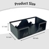 Napkin Holder for Table, Flat Metal Paper Napkin Dispenser -
