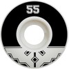 Fracture Skateboards Uni Classic Skateboard Wheels Black 55mm