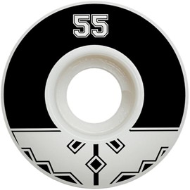 Fracture Skateboards Uni Classic Skateboard Wheels Black 55mm