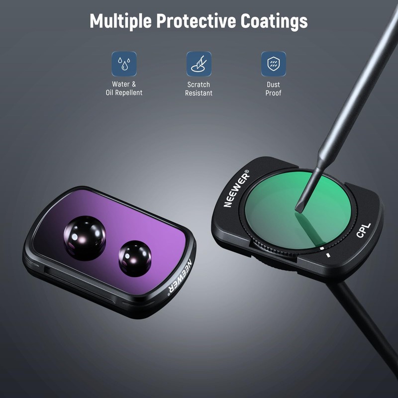 NEEWER CPL ND Filter Kit Compatible with DJI Osmo Pocket