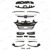 NAYSON 16PC For Accord Sport 2018-2020 Front Black Grille Fog