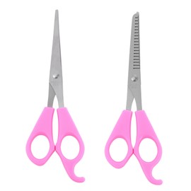 Mikinona 2Pcs Hair Cutting Scissors Hairdressing Shears for Trimming Durable Hair Cutting Tool for Salon and Home Use