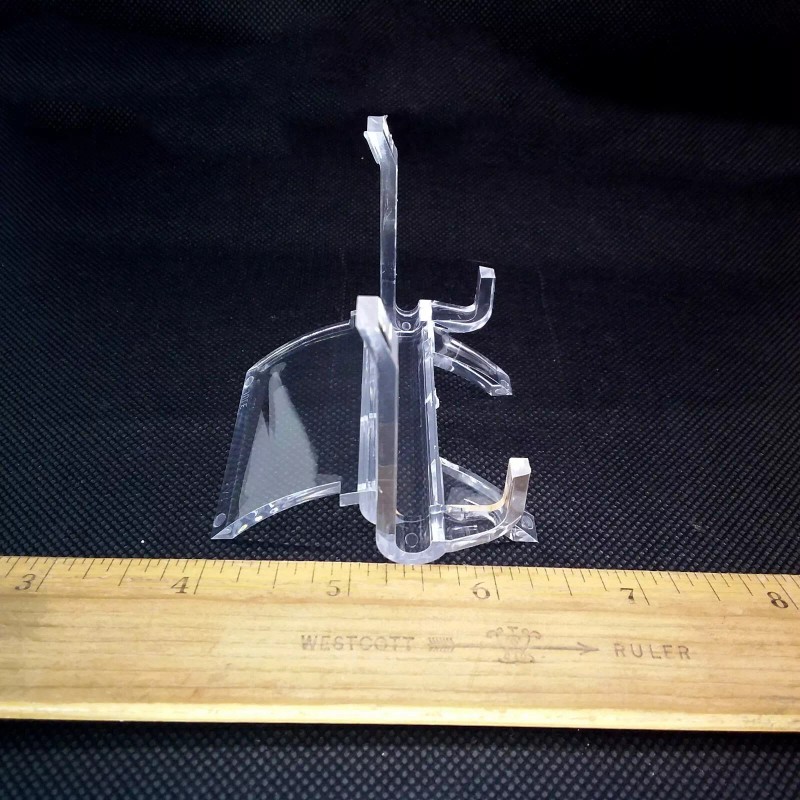 Easel stand, acrylic, slab stand, 3 inch, large, display stand,