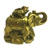 GJ Feng Shui Money Frog On Elephant for Strength and