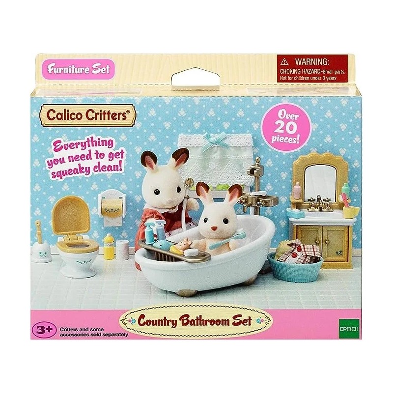 Set De Baño Campestre Brinquedo Sylvanian Families