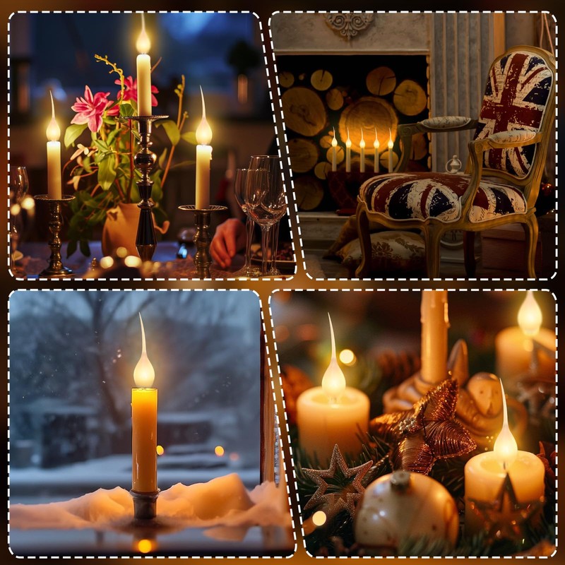 DoRight Silicone Dipped Candle Light Bulbs, 5 Watt Flame Light