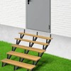 Zwinz Steel Stair Riser 5 Step 3 Pack, Metal Stair