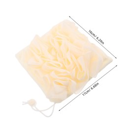 Gatuida Dual Sided Bath Sponge with Soap Holder Gentle Exfoliating Shower Loofah for Men and Women Soft Skin Friendly Washcloth for Knee and Leg Cleaning Portable Bathroom Scrubber