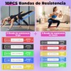 Meajax Bandas de Resistencia TPE, Ligas de Resistencia para Ejercicio