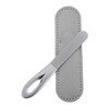 Vaguelly Double-sided Nail File Zinc Aluminium Grind Nail Buffer Portable