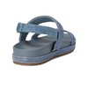 Kenneth Cole Reaction Women's Women's Debra Flat Sandal, Denim Crystal,