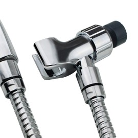 YOO.MEE Shower Arm Bracket for Handheld Shower Head, Adjustable Holder Mount, Chrome