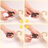 Biugaaufai 6 Pack 6 Inch C-Clamp Locking Pliers with Rubber