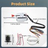 Narcilors Universal Turn Signal Switch 12V 7 Wires with Mounting