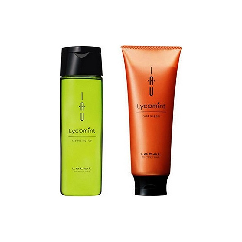 Lebel IAU Lycomint ルベル イオ リコミント クレンジング icy 200ml＆ルートサプリ 200ml
