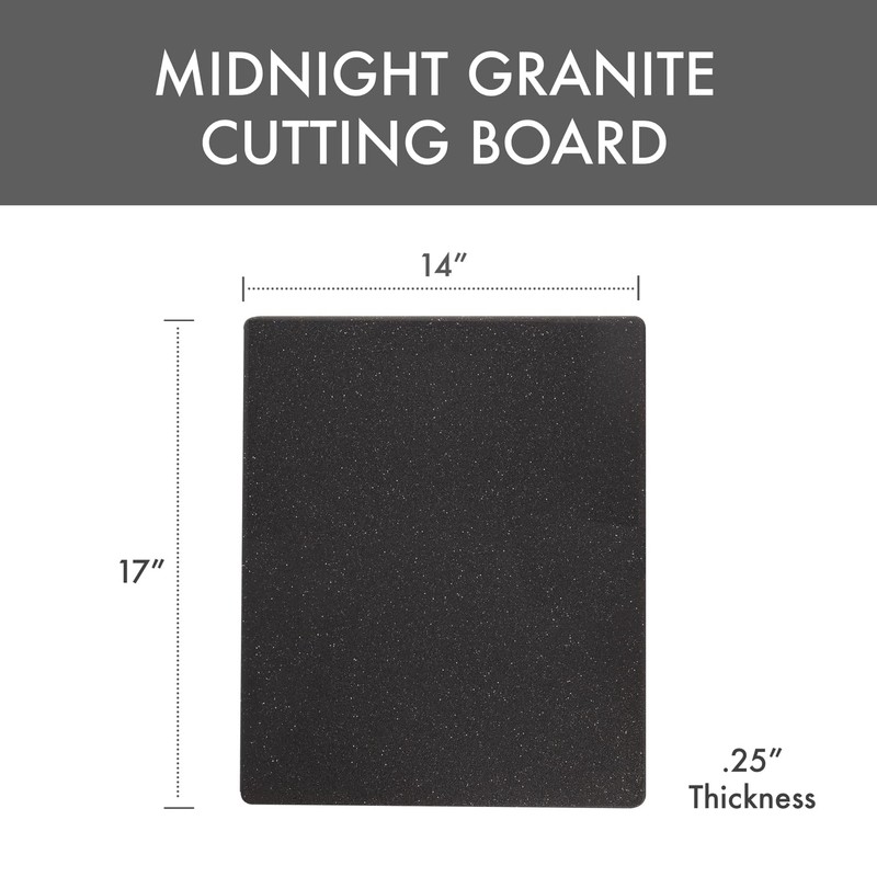 Dexas Superboard Reversible Pastry Board, 14 x 17 Inches, Midnight