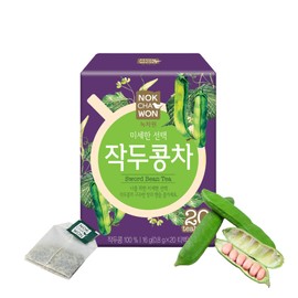 [Nokchawon] Swordbean Tea for Stocking Stuffers and White Elephant Gifts, 20 Count Tea Bags