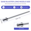Sand Blaster Long Nozzle for LE Lematec, Sandblasting Nozzle Tip