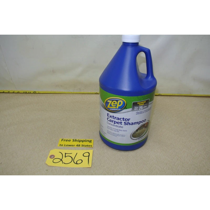 Zep Commercial Extractor Carpet Shampoo Concentrate Formula #ZUCEC128 Gallon