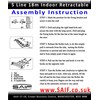 SAIF Retractable 18m 5 Lines Washing Line Laundry Wall Mounted