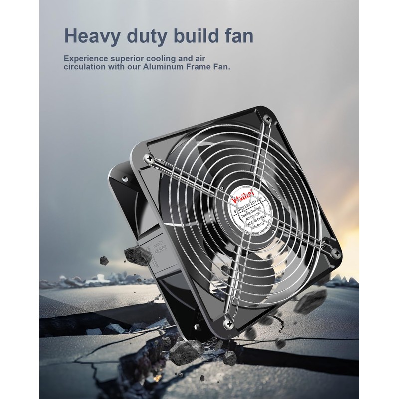 Wathai AC Axial 2060 200mm Case Muffin Fan 110v 120V