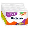 Bonterra Responsibly Sourced 3-Ply Toilet Paper, Soft, Strong, and Plastic-Free,