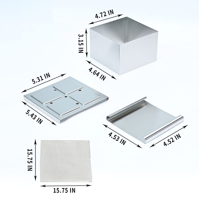 ZUDKSUY Small Tofu Press 304 with Cheese Makers Tofu Press