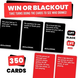 Do Or Drink: Party Card Game 350 Dares and Challenges for Game Night drinking