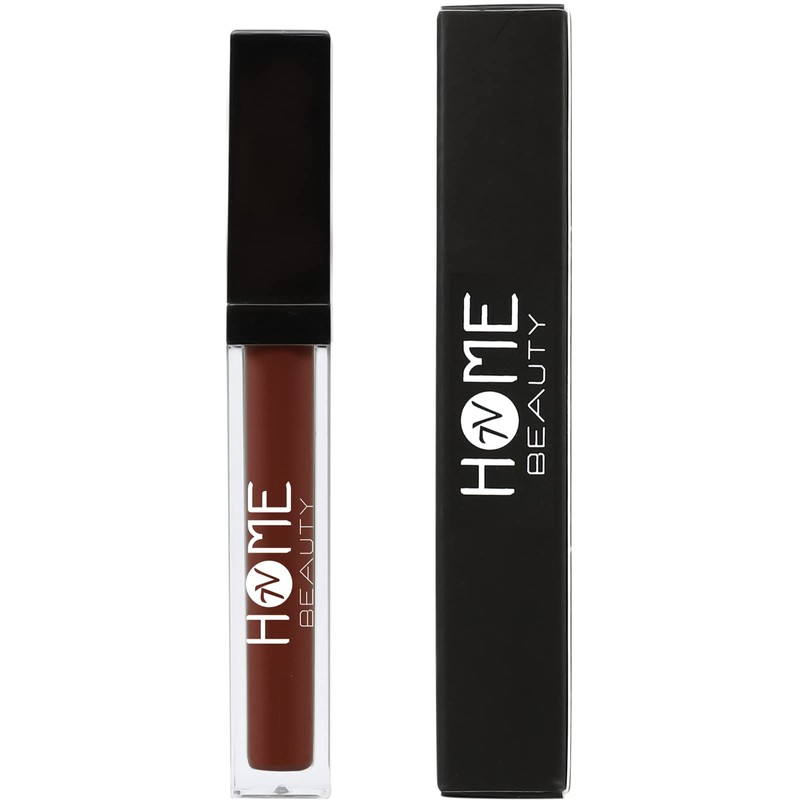 7V HOME BEAUTY Brown Matte Liquid Lipstick, Long Lasting High
