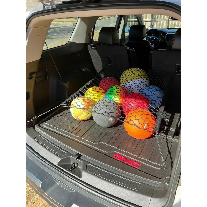 EACCESSORIES EA (Qty.2) Trunk Organizer Cargo Nets for GMC Acadia