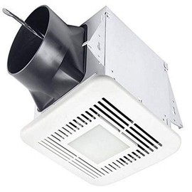 Delta BreezElite 80/110 CFM, Exhaust Bath Fan, LED Light, Off White