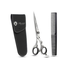 Sharpy - Professional Hairdressing Scissors - Perfect for Hair Salon Barber - Hairdresser Shears - Perfect for Personal use Haircut Beard & Mustache