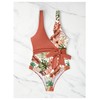 WDIRARA - Traje de baño monokini con tirantes delgados para
