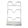 Wall Mounted Pot Lid Rack 304 Stainless Steel Punch Free