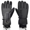 devembr Ski Gloves with Wrist Guards and Undercuff Design, Snowboarding