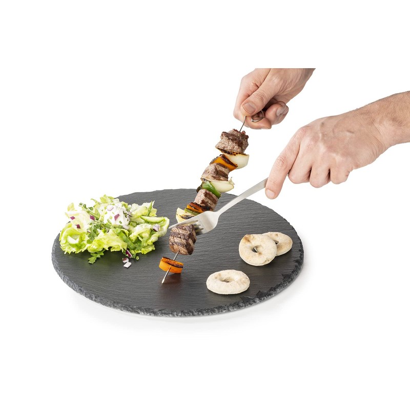 Buddy's BBQ Stainless Steel Barbecue Skewers, 12 x 30 cm