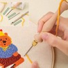 Punch Needle Embroidery Kit | Adjustable Threader Kit,Embroidery Tool Set