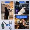 Bluetooth 5.4 Transmitter Receiver, 2-in-1 Adapter with Display
