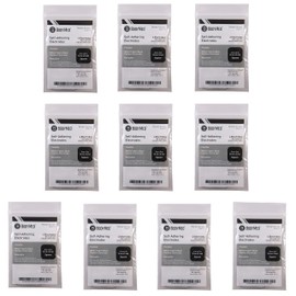 BodyMed TENS/EMS Unit 4 Electrode Pads – Four, 2 x 2 Inch Square Electrodes in Ten Packs – Reusable and Self-Adhesive for Easy Muscle Stimulation and Discomfort Relief