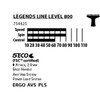 Donic-Schildkröt Legends 800 FSC Table Tennis Bat, AVS, PLS &
